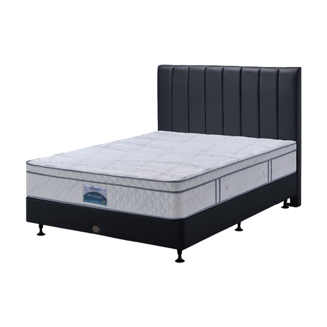 Kasur springbed GUHDO Standard Plushtop nyaman untuk rumah, hotel, dan apartemen.