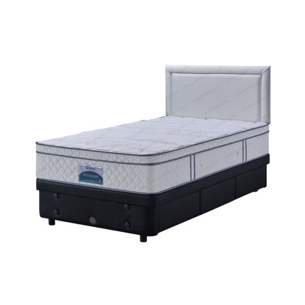 Kasur springbed GUHDO Standard Plushtop Drawer Bed nyaman dengan Plushtop empuk.