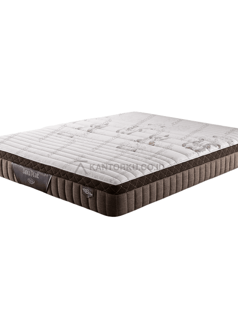 Kasur Comforta Super Pedic tinggi 28 cm dengan tingkat kekerasan plush feel - Tersedia di Kantorku.co.id