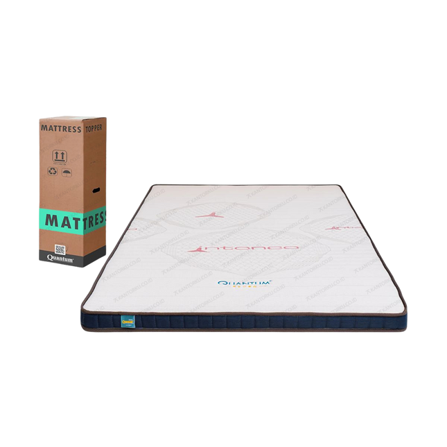 Topper kasur Quantum dengan natural latex nyaman