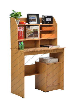 Meja belajar Big Panel MBS 312 minimalis terbuat dari particle board kantorku.co.id