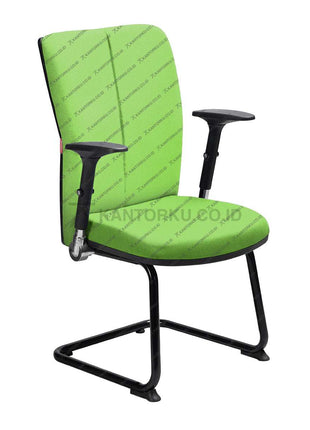 Kursi Hadap Chairman Versa MC1605B sandaran tangan nyaman