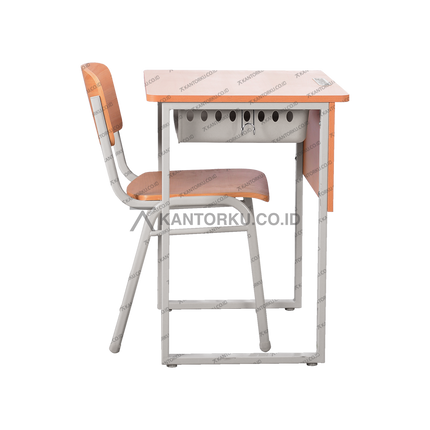 Meja kursi sekolah Indachi Evaro desain modern minimalis — Kantorku