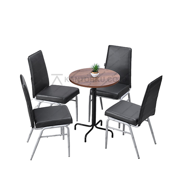 Set Meja Makan Cofemo Gaya Minimalis Kontemporer – Kantorkudotcodotid