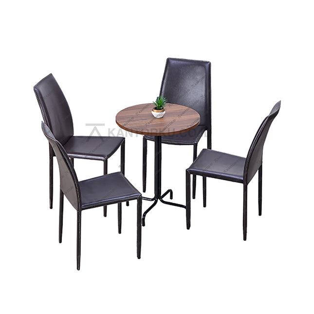 Set Furnitur Makan Cofemo Modern untuk Ruang Keluarga atau Kafe – Kantorku