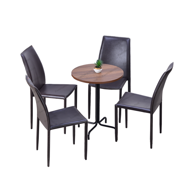 Set Furnitur Makan Cofemo Modern untuk Ruang Keluarga atau Kafe – Kantorku