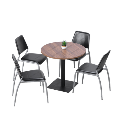 Set Meja Makan Cofemo Bergaya Industrial Ramping – Kantorkudotcodotid