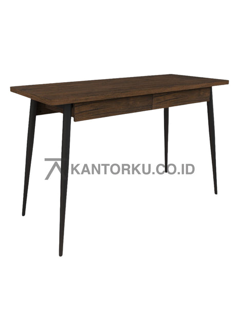 Meja belajar minimalis Expo SD1222 dengan kaki besi hitam – kantorku