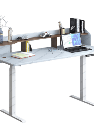 Meja kerja LT-ST-01 modern minimalis dengan fitur electric height adjustable – Tersedia di Kantorku.co.id