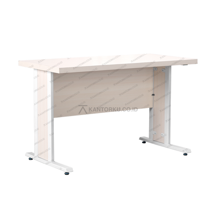 Meja kerja Harold Lundern 160 warna beech elegan – kantorku.co.id