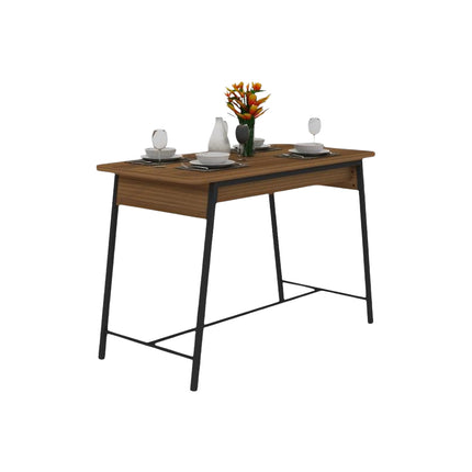 Meja makan minimalis industrial Expo MDN1202 – kantorku
