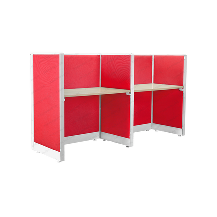 Meja Partisi Evolux 2-Way Panel Fabric modern untuk fokus bekerja