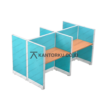 Meja Partisi HAROLD Evolux Top Cherry 4 Way | 100