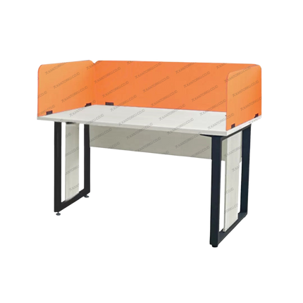 Meja kerja KUMI SD Partisi modern dengan panel privasi – Kantorku