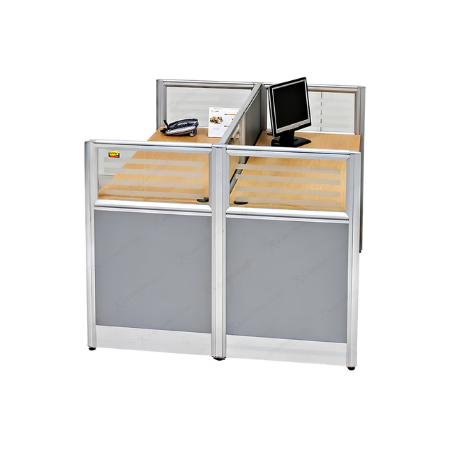 Workstation Partition Brother WS 2H untuk Dua Pengguna