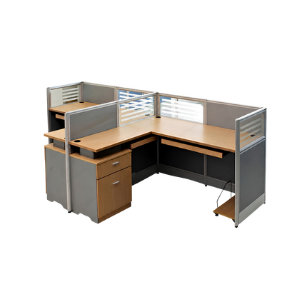 Workstation Partition Brother WS 2LD Meja Bentuk L