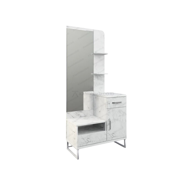 Meja Rias DR MARBLE 01 motif marble Furniture Jakarta