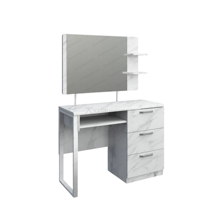 Meja Rias MR Marble 01 desain marble putih Furniture Jakarta