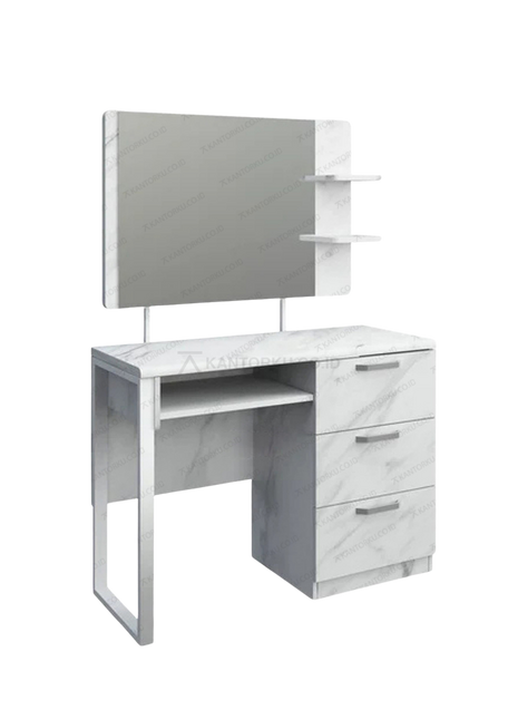 Meja Rias MR Marble 01 desain marble putih Furniture Jakarta
