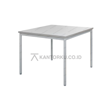 Meja serbaguna Chitose T1010 dengan top particle board dan finishing powder coating kantorku.co.id