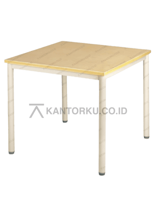 Meja serbaguna Chitose T7575 dengan top particle board dan finishing powder coating kantorku.co.id