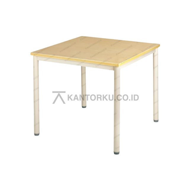 Meja serbaguna Chitose T7575 dengan top particle board dan finishing powder coating kantorku.co.id