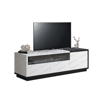 TC 004 meja TV minimalis elegan untuk ruang keluarga – Tersedia di Kantorku