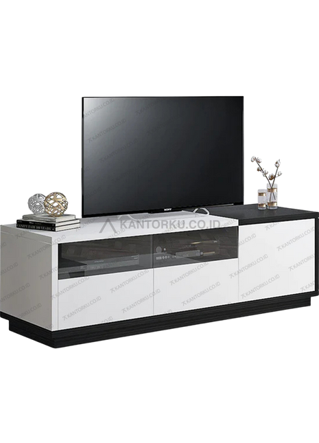 TC 004 meja TV minimalis elegan untuk ruang keluarga – Tersedia di Kantorku