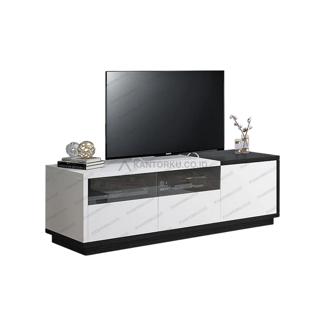 TC 004 meja TV minimalis elegan untuk ruang keluarga – Tersedia di Kantorku