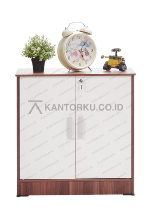 Rak serbaguna dua pintu dengan sekat dalam dari MDF – Kantorku