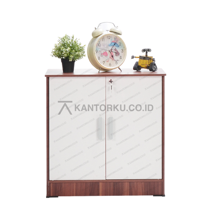 Rak serbaguna dua pintu dengan sekat dalam dari MDF – Kantorku