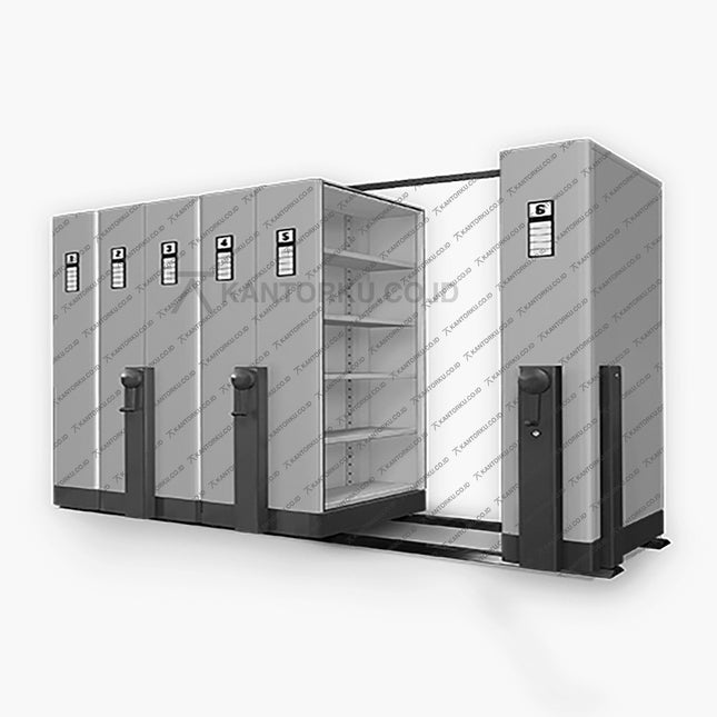 Alba Metal MF Aum 102 mobile file kantor dengan rel geser presisi – Kantorku.co.id