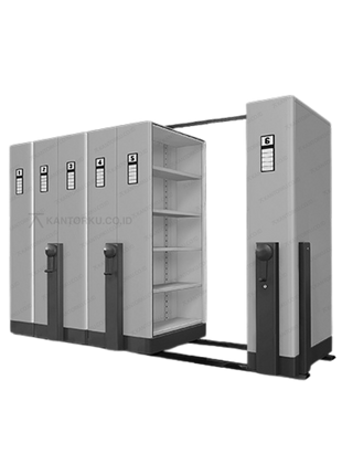 Alba Metal MF Aum 102 mobile file kantor dengan rel geser presisi – Kantorku.co.id