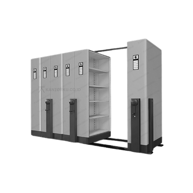 Alba Metal MF Aum 102 mobile file kantor dengan rel geser presisi – Kantorku.co.id