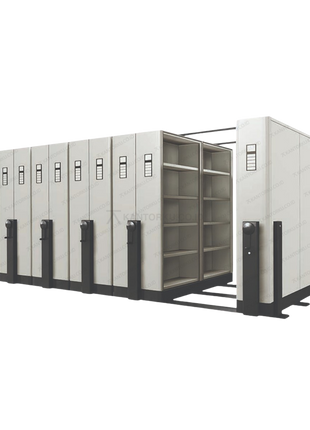 Mobile filing cabinet rak arsip geser untuk kantor modern