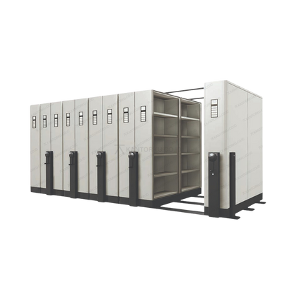 Mobile filing cabinet rak arsip geser untuk kantor modern