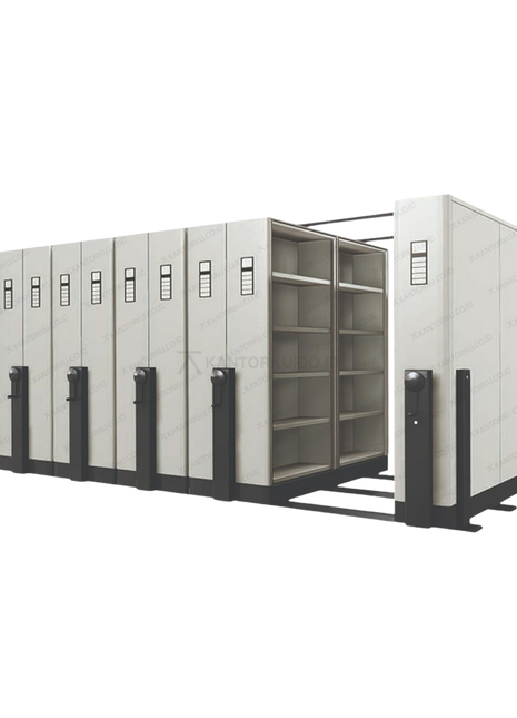 Mobile filing cabinet rak arsip geser untuk kantor modern