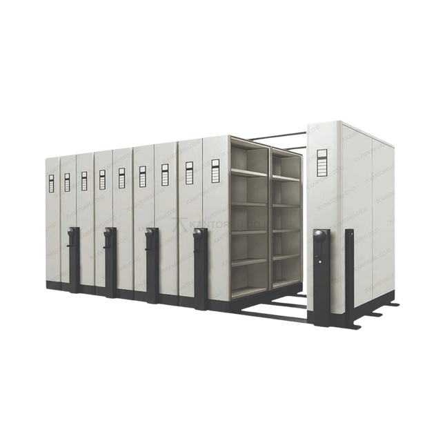 Mobile filing cabinet rak arsip geser untuk kantor modern