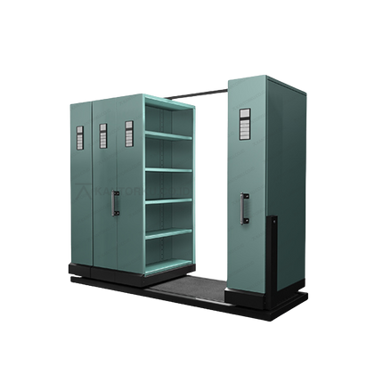 Mobile File Alba Metal penyimpanan berkas skala besar tertutup rapat – Kantorku.co.id