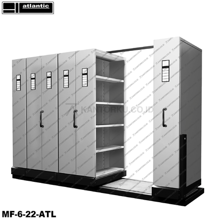 Mobile File Alba Metal rak arsip besi finishing powder coating tahan lama – Kantorku