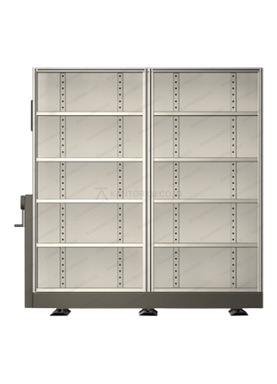 Mobile file system Alba Metal dengan rel geser mekanik