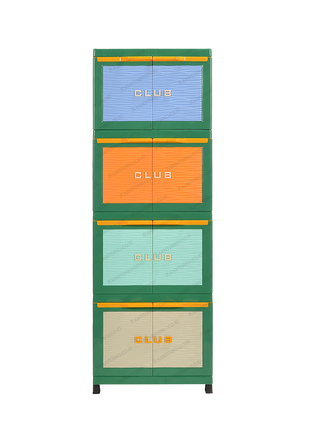 Club Mini My 4 Beneton lemari pakaian plastik 4 susun serbaguna