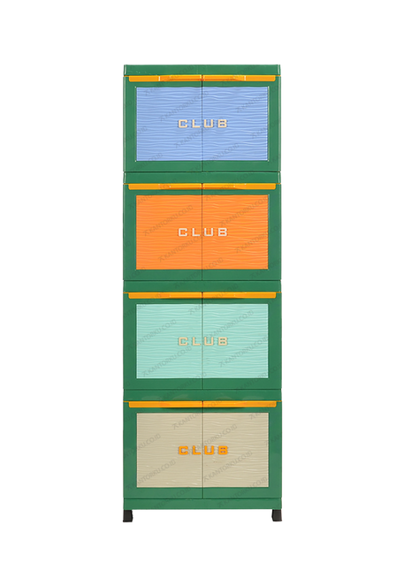 Club Mini My 4 Beneton lemari pakaian plastik 4 susun serbaguna