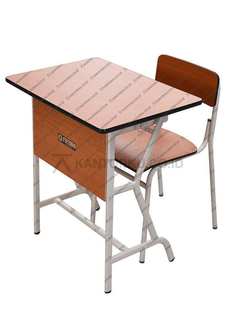 Set meja kursi sekolah Futura MJ FTR606 & KS FTR106 kokoh dan ringkas - Kantorku