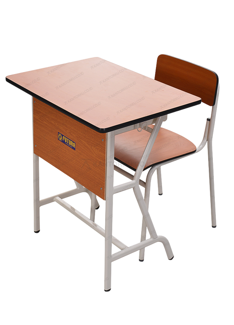 Set Meja Kursi Sekolah Futura MJ FTR606 KS FTR106 Kokoh untuk ruang belajar