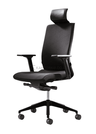 FIRM ergonomic office chair dengan nylon base kokoh dan stabil. Tersedia di Kantorku.