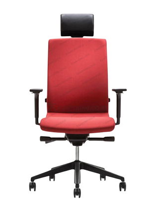 Kursi kerja ergonomis FIRM dengan desain modern dan fitur adjustable. Tersedia di Kantorku.