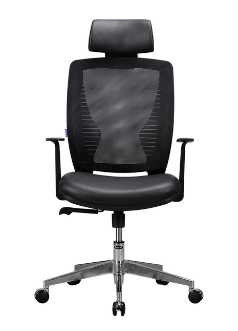 kursi direktur Indachi Montana I AL ergonomis kaki aluminium premium