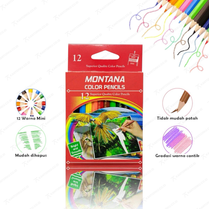 Pensil warna Montana Color Pencils untuk menggambar dan mewarnai