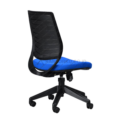 Kursi Kantor Ergonomis - Kursi Kerja desain Minimalis - Kursi Staff - Kursi Karyawan - kursi dengan roda , tanpa sandaran lengan, dan hidrolik  - kursi desain Minimalis murah - Savello - KANTORKU